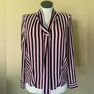 Pink Striped Blouse